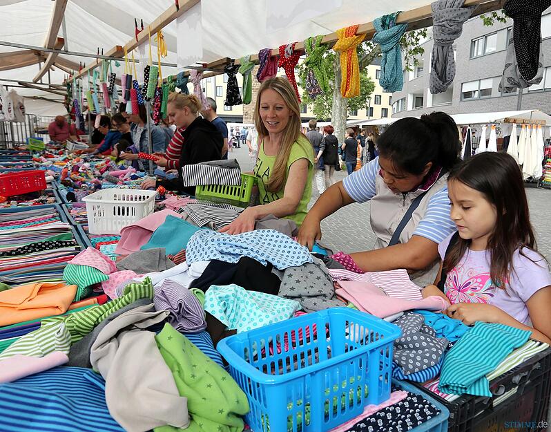 Deutsch-holl&auml;ndischer Stoffmarkt Heilbronn | 04.06.