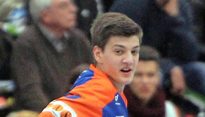 N&auml;chste Saison fest im Drittliga-Kader: Daniel Grosser.Fotos: Archiv/Veigel