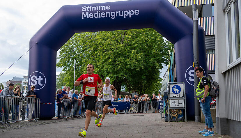 Der 15. Stimme-Firmenlauf hat in Heilbronn stattgefunden.