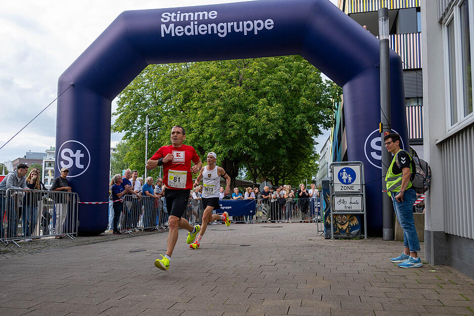 Der 15. Stimme-Firmenlauf hat in Heilbronn stattgefunden.