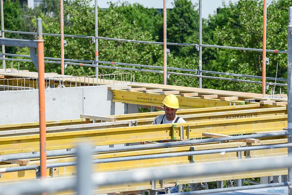 Baufortschritt auf Buga-Gelände Baufortschritt auf Buga-Gelände