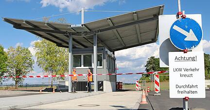 Das neue Wiegehaus ist fertig, nur die EDV-Anlage fehlt noch. Die Ein- und Ausfahrten zur Deponie und zum Wertstoffhof sind klar getrennt.
Fotos: Ralf Reichert