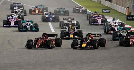 Motorsport: Formel-1-Weltmeisterschaft, Grand Prix von Bahrain, Rennen.