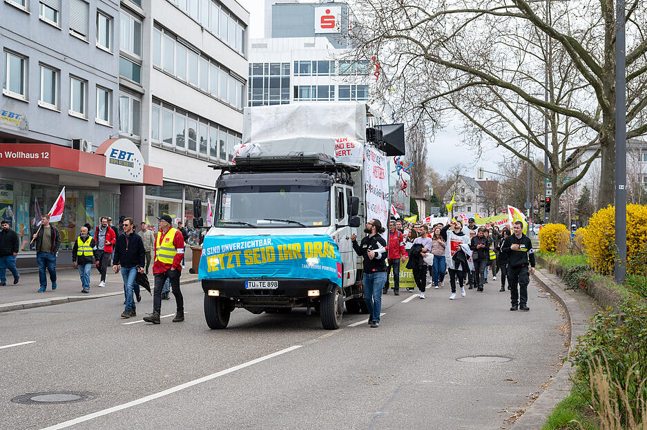 Verdi-Kundgebung in Heilbronn