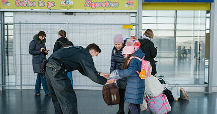 Kommunen bereiten sich auf die Unterbringung von Geflüchteten aus der Ukraine vor und schaffen Möglichkeiten zur Kinderbetreuung. Foto: dpa Kommunen bereiten sich auf die Unterbringung von Geflüchteten aus der Ukraine vor und schaffen Möglichkeiten zur Kinderbetreuung. Foto: dpa
