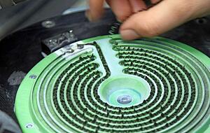 1931:  Elektro-Heizplatte, erfunden von Karl Fischer