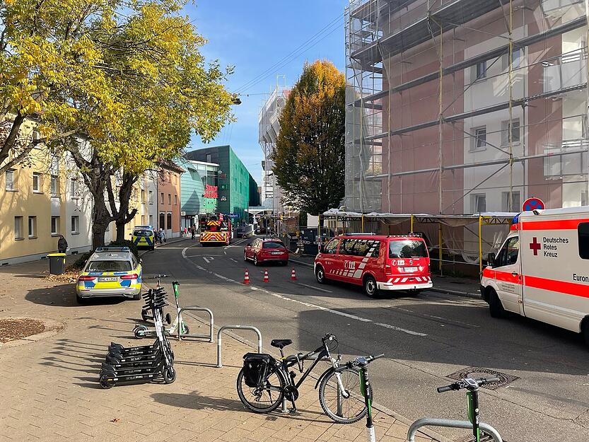 Feuerwehreinsatz in der Stadtgalerie