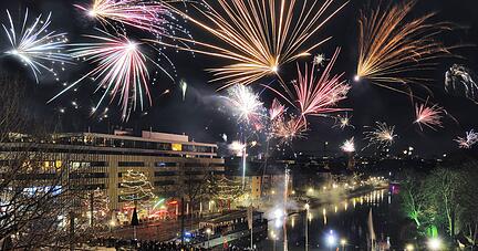 Mit buntem Feuerwerk hat das Jahr 2020 auch in Heilbronn begonnen. Foto: Archiv/Dennis Mugler