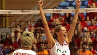 Agata Mroz (r) bei einem Spiel im September 2005. Agata Mroz (r) bei einem Spiel im September 2005.