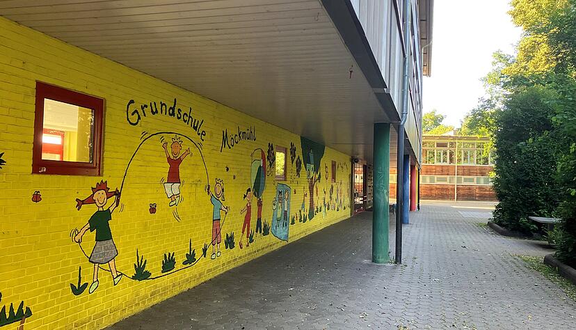 In der Grundschule M&ouml;ckm&uuml;hl sind die R&auml;ume voll ausgelastet. Ein Anbau soll nun Platz f&uuml;r die Ganztagsbetreuung schaffen.