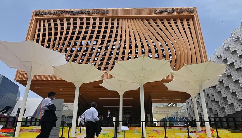 Stein des Anstoßes: der Pavillon von Baden-Württemberg auf der Expo in Dubai. Stein des Anstoßes: der Pavillon von Baden-Württemberg auf der Expo in Dubai.