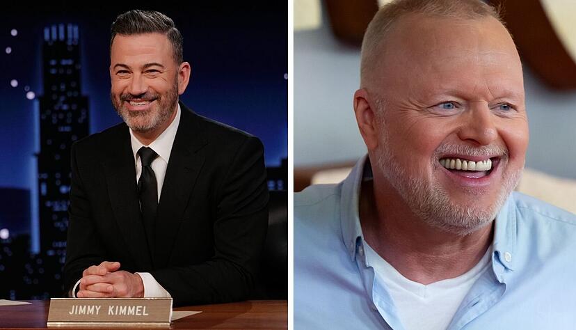 Nach der Absetzung des US-Talkshow-Moderators Jimmy Kimmel machte Stefan Raab ihm ein Job-Angebot. Kimmel ging nach seiner TV-Rückkehr darauf ein. Nach der Absetzung des US-Talkshow-Moderators Jimmy Kimmel machte Stefan Raab ihm ein Job-Angebot. Kimmel ging nach seiner TV-Rückkehr darauf ein.