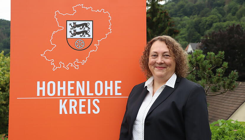 Mit Leidenschaft dabei: Annemarie Flicker-Klein leitet seit Mai 2021 das Gesundheitsamt des Hohenlohekreises.
