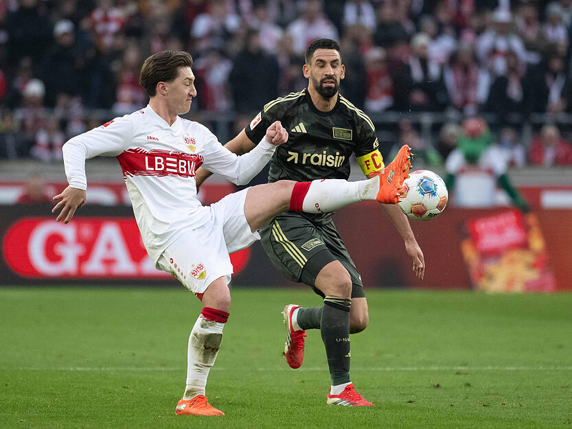 Angelo Stiller: Ihm fehlten zun&auml;chst die Ideen im Spielaufbau. In der zweiten Halbzeit dann besser, aber vergab in der 80. Minute die Mega-Chance und steht kurz darauf beim Berliner Ausgleich zu weit weg. Note: 5