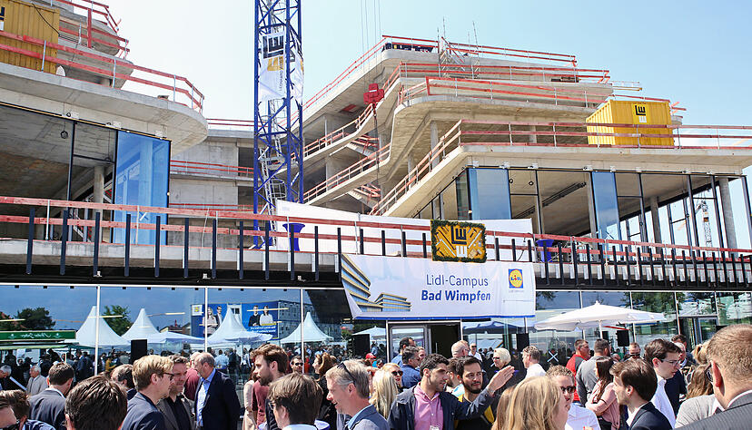 Richtfest Lidl Bad Wimpfen