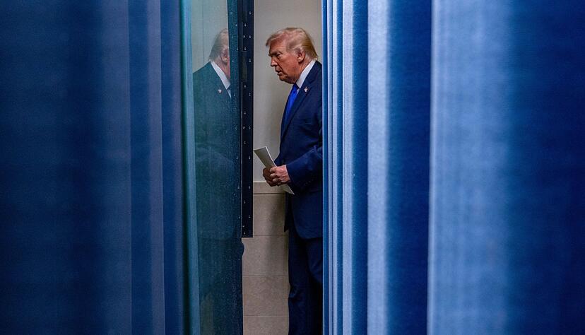 Der US-Pr&auml;sident war sichtlich bem&uuml;ht, sich seine Niederlage nicht anmerken zu lassen.