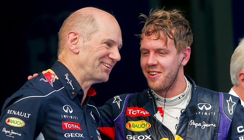 Auch Vettel wusste, wem er viel zu verdanken hatte. Auch Vettel wusste, wem er viel zu verdanken hatte.