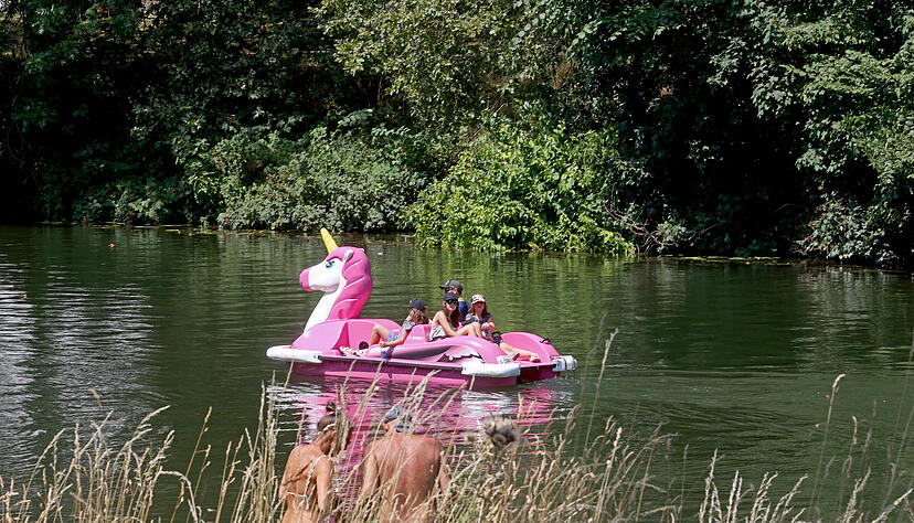 Ausflüge auf dem Wasser geplant? Am Wochenende, vor allem am Samstag, wird es wieder heiß.