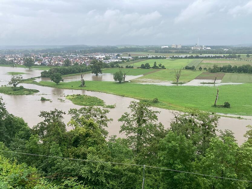 Überschwemmungen nach Dauerregen: Landkreis Heilbronn in Bildern Überschwemmungen nach Dauerregen: Landkreis Heilbronn in Bildern