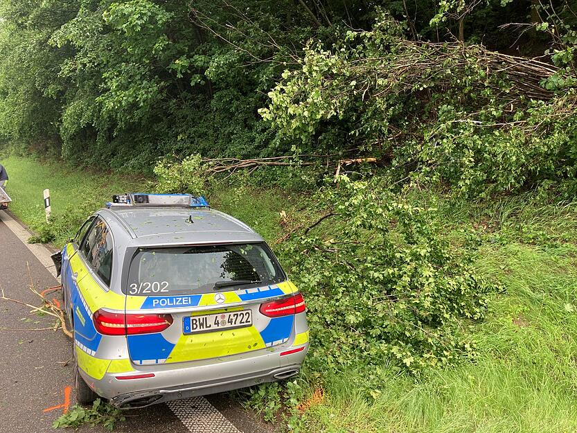 Aquaplaning-Unfall auf A6