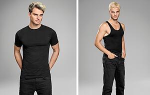 Julian vor und nach dem Umstyling.