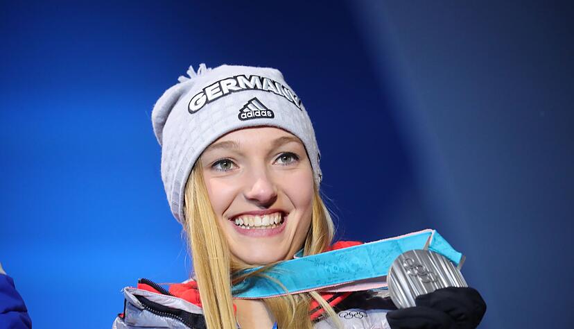 Holte 2018 in S&uuml;dkorea Silber: Katharina Schmid, die damals noch Althaus hie&szlig;.