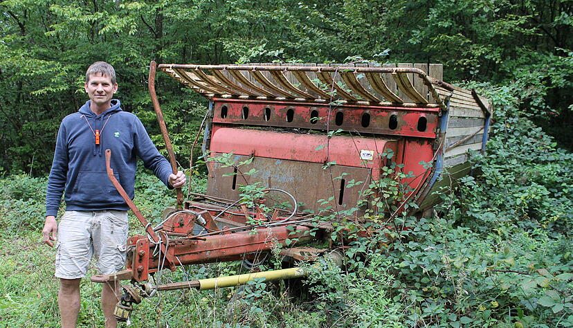Der angeblich entsorgte Anh&auml;nger geh&ouml;rt dem Ruheforst-Gesch&auml;ftsf&uuml;hrer Hans-Sigmund Freiherr von Berlichingen und dient als Arbeitsger&auml;t.