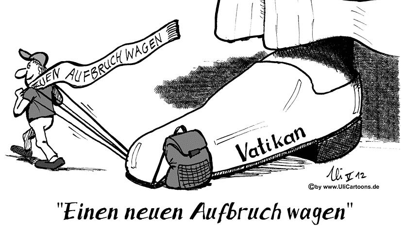 Uli Wörner aus Obergriesheim bringt die Situation der Kirche so auf den Punkt: "Das Traurige daran, der Cartoon ist zehn Jahre alt und leider immer noch aktuell." Uli Wörner aus Obergriesheim bringt die Situation der Kirche so auf den Punkt: "Das Traurige daran, der Cartoon ist zehn Jahre alt und leider immer noch aktuell."