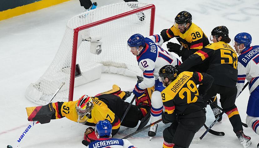 Grubauer-Vertreter Maximilian Franzreb konnte die Niederlage auch nicht verhindern