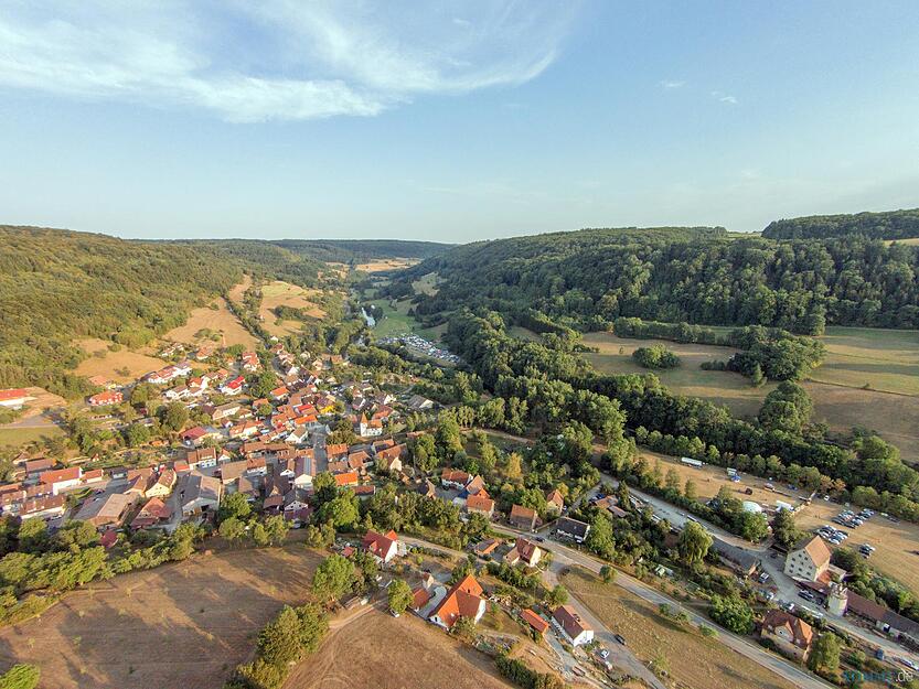 Luftaufnahmen Gassenfest Eberbach