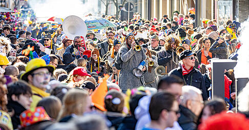 Gedr&auml;nge bei Faschingsumz&uuml;gen sind ein gefundenes Fressen f&uuml;r Taschendiebe.
