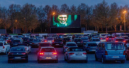 Autokino auf der Theresienwiese Heilbronn
