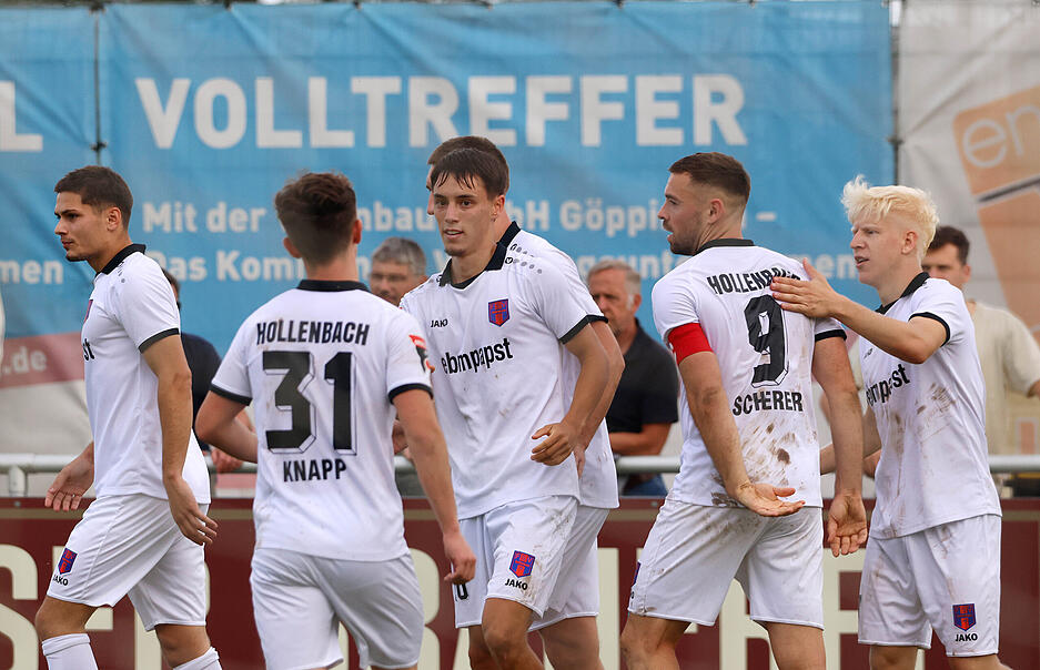 Fußball Oberliga FSV Hollenbach - 1. Göppinger SV
