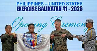 Rund 17.000 Soldaten aus sieben L&auml;ndern nehmen am diesj&auml;hrigen &laquo;Balikatan&raquo;-Man&ouml;ver teil.