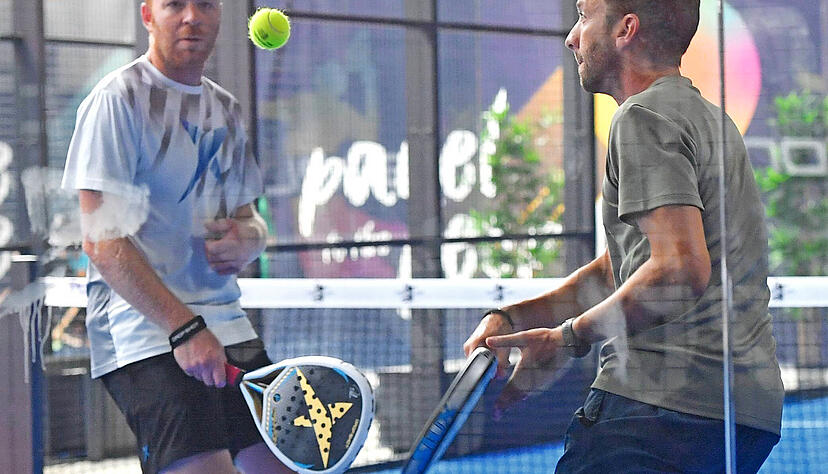 Stellten sich am Sonntag der Konkurrenz im Turnier der Herren 250: Julian Hauck (links) und Thomas Benner aus Kochertürn. Stellten sich am Sonntag der Konkurrenz im Turnier der Herren 250: Julian Hauck (links) und Thomas Benner aus Kochertürn.