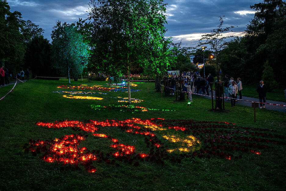 Im Kurpark Bad Rappenau sorgt das Parkfest f&uuml;r festliche Stimmung bei Gro&szlig; und Klein.