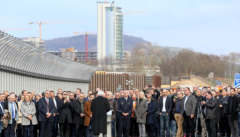 Eröffnung Neckartalübergang A6