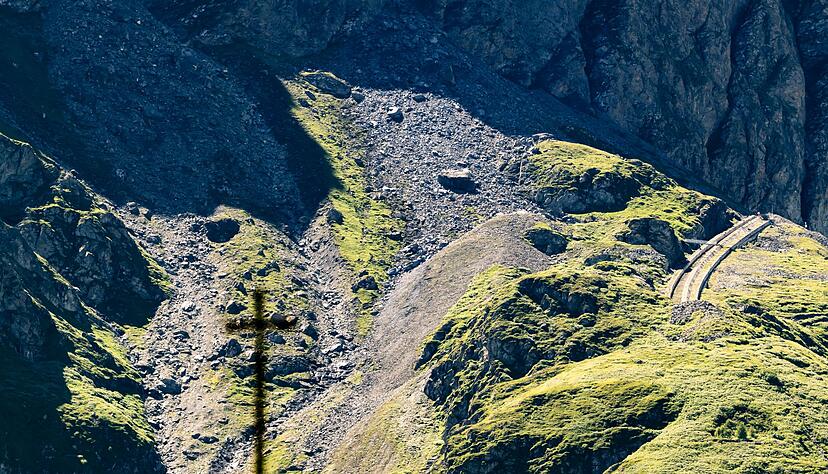 Rund 5.000 Kubikmeter Gestein haben sich nahe der Staumauer gel&ouml;st.