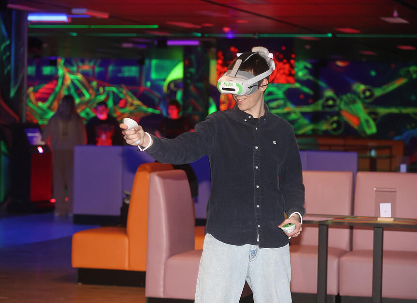 Eröffnungstag im Wollhaus: Die neue Actionzone ging offiziell an den Start. Eröffnungstag im Wollhaus: Die neue Actionzone ging offiziell an den Start.