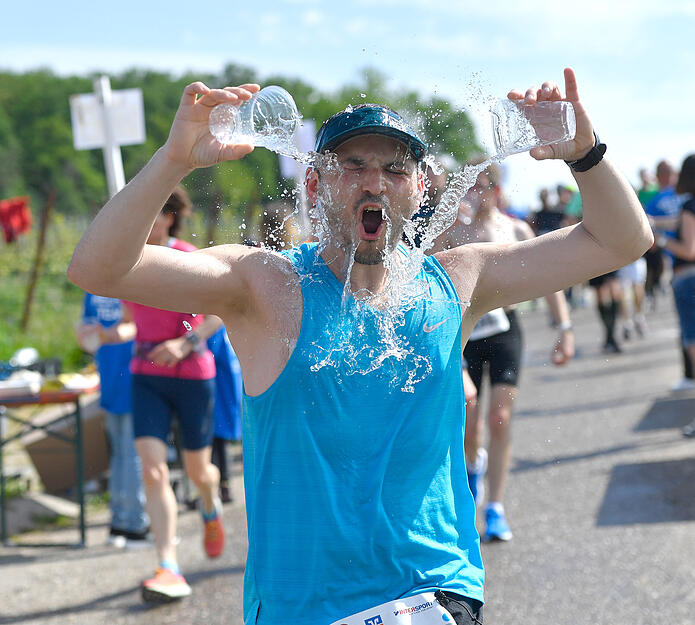 21. Trollinger Marathon - Auf der Strecke