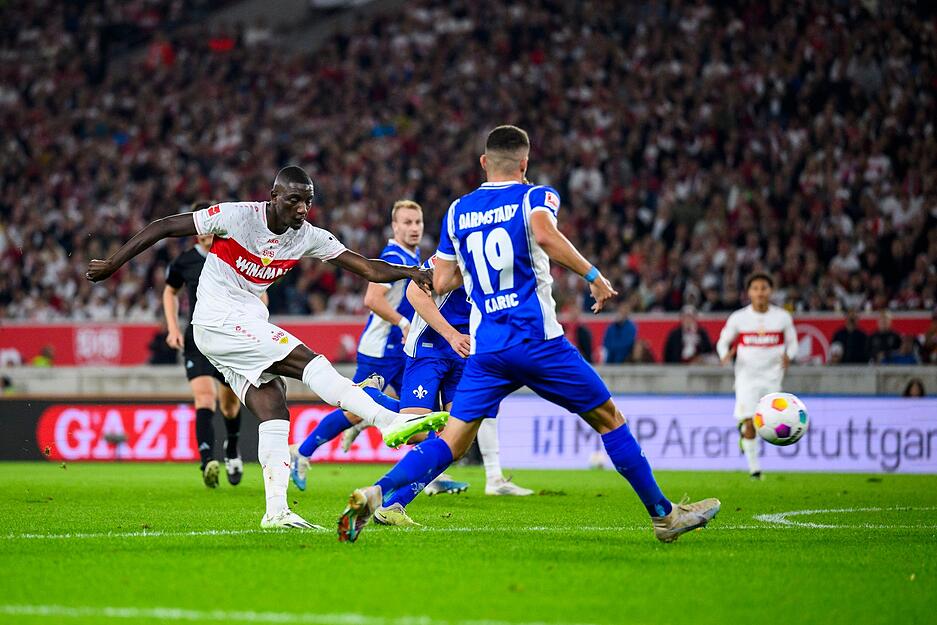 Nach acht Liga-Spielen hatte Guirassy bereits 14 Treffer auf dem Konto.
