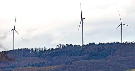 Seit Jahresbeginn drehen sich die drei Windräder im Bürgerwindpark Obersulm-Bretzfeld.
Foto: Archiv/Seidel