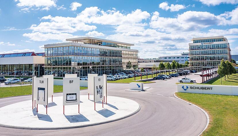 Die Zentrale des Verpackungsmaschinenherstellers Schubert in Crailsheim