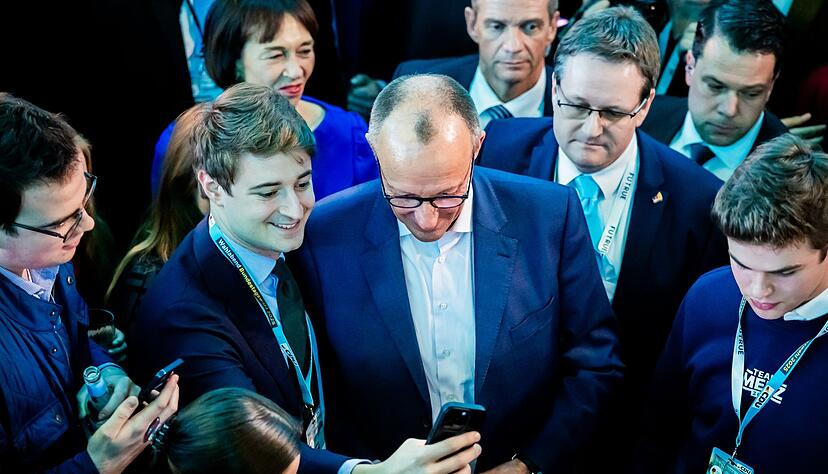 Mit &laquo;Rambo Zambo&raquo; feiert die CDU ihren Wahlsieg. (Archivbild)