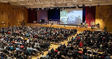 Beim ersten Bürgerempfang nach der Corona-Pandemie berichtet OB Harry Mergel darüber, wohin der Weg in den kommenden Jahren führen soll. Beim ersten Bürgerempfang nach der Corona-Pandemie berichtet OB Harry Mergel darüber, wohin der Weg in den kommenden Jahren führen soll.