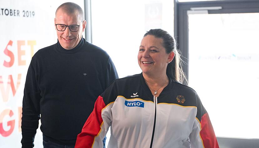 Toptrainerin Aimee Boorman geht die Arbeit in Stuttgart voller Euphorie an. Toptrainerin Aimee Boorman geht die Arbeit in Stuttgart voller Euphorie an.