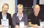 Christoph Wichmann, Haline Schnabel und Dr. Hans-Walter Deloch von der BI.