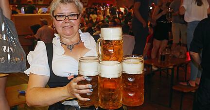Das Maßbier auf dem Heilbronner Volksfest wird teurer.