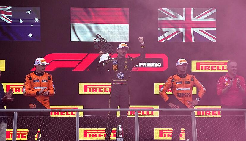 Das beste Podium der Formel 1.