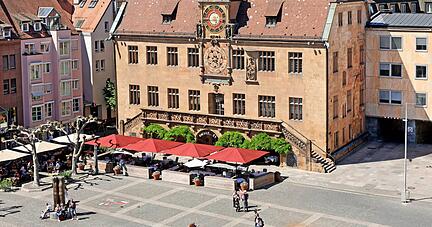 Im Heilbronner Rathaus nimmt man die Finanzentwicklung 2022 erfreut zur Kenntnis.
Foto: Archiv/Seidel Im Heilbronner Rathaus nimmt man die Finanzentwicklung 2022 erfreut zur Kenntnis.
Foto: Archiv/Seidel